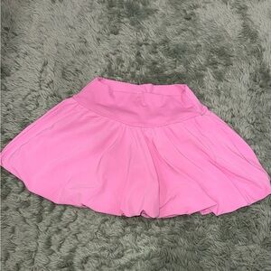 Hollister Gilly Hicks Pink Bubble Hem Women's Skort